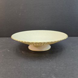 Vintage Lenox Pedestal Centerpiece Bowl With Gold Trim