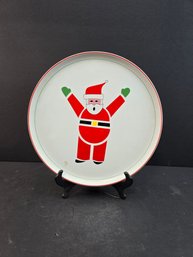 MIKSASA LBD51 Ho Ho Santa Design Lynda Sylvester Japan Plate