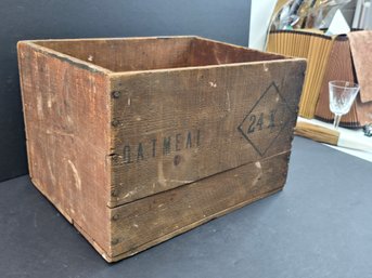 Vintage John McCann Drogheda Ireland Wood Crate