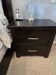 Basset Merlot Color Finished Nightstand