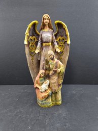 Religious  Wood Figurine (14 Inches High)