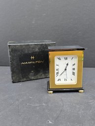 Hamilton Mantle Clock Swiss Made With Box