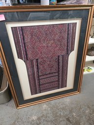 Collectible Asian Style Framed Embroidery