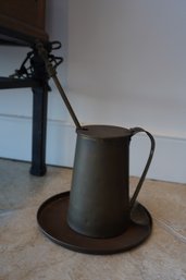 Vintage Smudge Pot And Firestarter