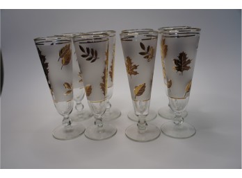 GORGEOUS SET OF 8 MCM TALL SODA GLASSES