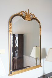 Hanging Goldblack Wood Frame Mirror