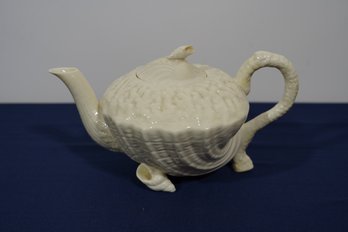 Belleek Shell Shaped Teapot
