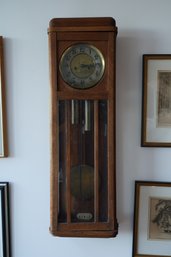 Vintage Two Weight Wall Clock