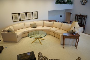 4 Piece Sectional Couch Off White/cream Color