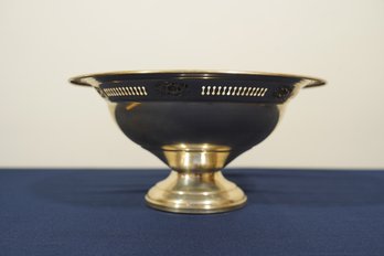 Sterling Pedastal Bowl With Weighted Bottom
