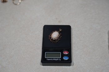Stunning Gold & Sapphire Necklace Pendant