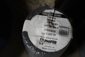 Brand New PHIFER Sliver Gray Phiferglass Screen (24inchesx100ft)