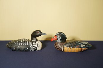 Lot Of 2 Decoy Ducks (read Info)
