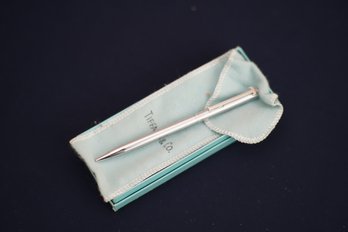 Tiffany & Company Pen With Cloth Pouch/Sleeve And Box