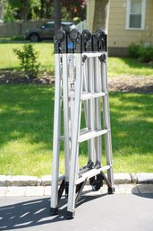 Aluminum Professional Adjustable Ladder