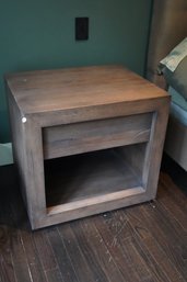 Restoration Hardware Callum Nigh Stand In Sandwiched Gray