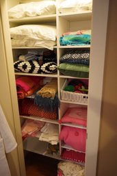 Entire Closet Of Linens And Pillows