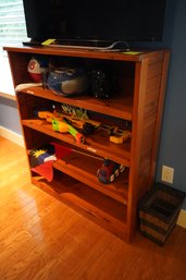 Antique Style All Wood TV Stand/ Bookshelf (items Are Not Included)