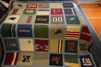 NFL Teams Quilted Blanket