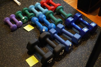 Lot Of Assorted Dumbbells