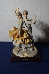 Armani Florence Porcelain Figurine Of Couple Dancing By Bruno Merli