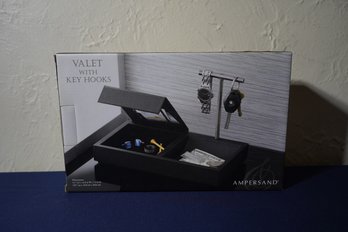 Ampersand: Valet With Key Hooks In Box