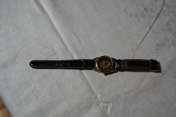 Vintage Fossil Watch With Leather Band