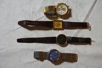 Lot Of 4 Vintage Quartz Watches