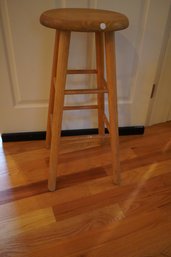 All Wood Single Stool