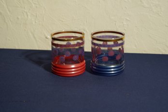 Mid Century Modern Pair Of Glasses With Funky Design