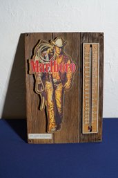 Marlboro Man Advertising Plaque Thermometer