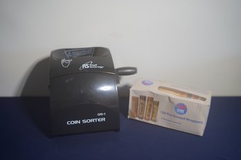 Royal Sovereign Coin Sorter With Wrappers