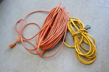 Lot Of 2 Heavy Duty Extension Cords