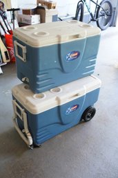 Lot Of 2 Large Coleman Extreme Coolers