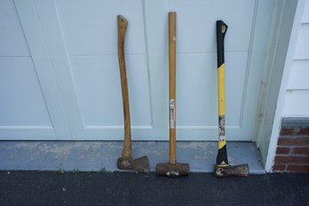 Lot Of 3 Sledge/axe Hammers