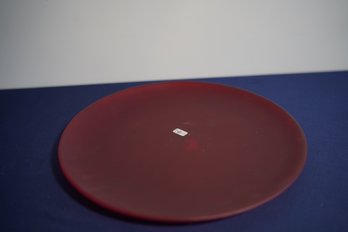 Italian Clive Ruby Red Serving Platter