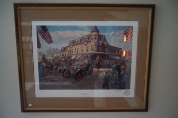 Mort Kunstler Teddy's Fourth Of July, 39/400 Original Signature, 37x31 Inches