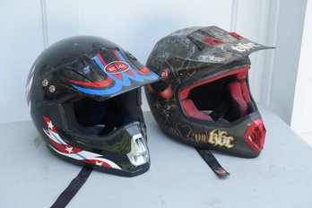 Lot Of 2 Dirt Bike Helmets