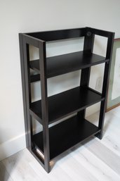 Dark Color Foldable Wood Shelving Unit (36 Inches High)