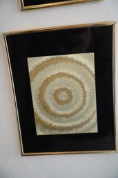 Vintage Framed Manifestation Time Tunnel Optical Illusion Art Piece, 11x14