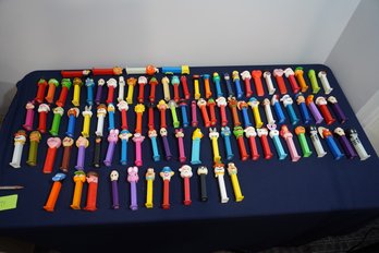 Lot Of 94 Pez Dispensers