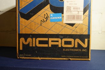 Vintage Micron Capetronic Monitor With Box - 13.8 Viewable Screen Area