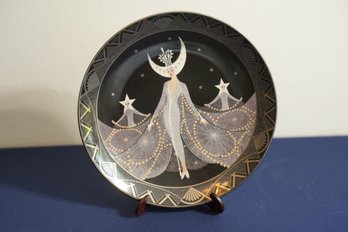 Royal Doulton House Of Erte Queen Of The Night Collectors Plate