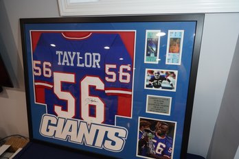 Lawrence Taylor Framed  Signed Jersey