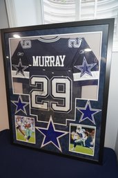 DeMarco Murray Framed Jersey Signed