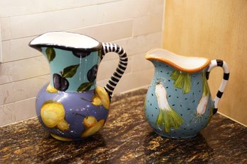 Droll Designs Hand Painted Pitchers