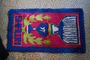 Small Judaic Menorah Rug