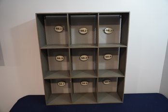 Small Metal No.1-9 Organizer