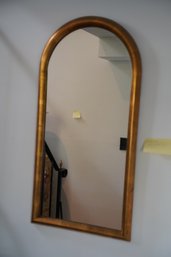 Wood Framed Solid Color Hanging Wall Mirror 18x30