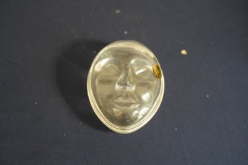 RCR Royal Crystal Rock Theatre Mask Glass Container